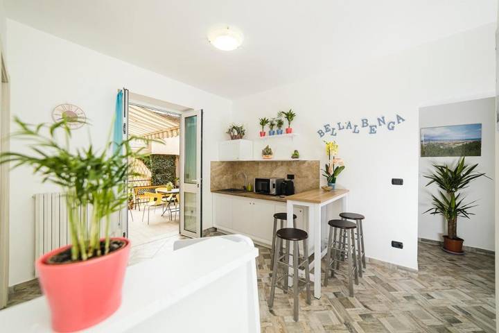 Maison d’hôte pour 3 personnes, avec Terrasse à Albenga