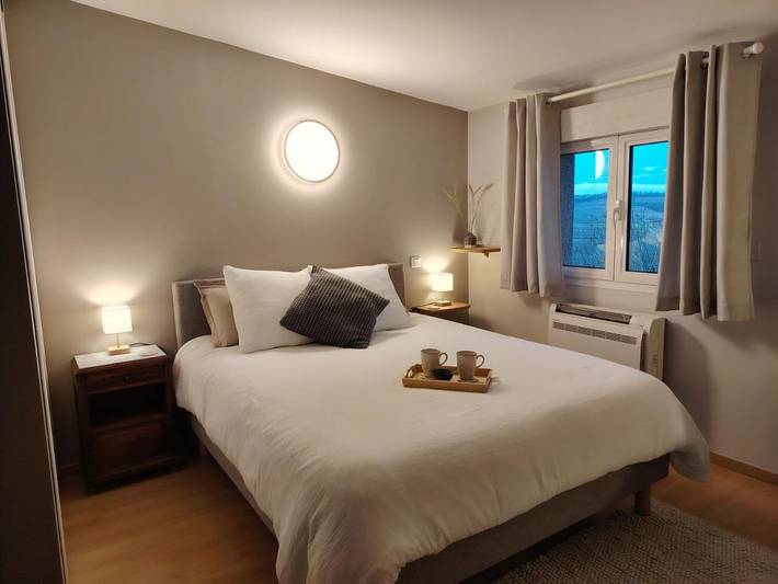 Location de vacances pour 2 personnes, avec jardin ainsi que piscine et vue à Donneville - 4