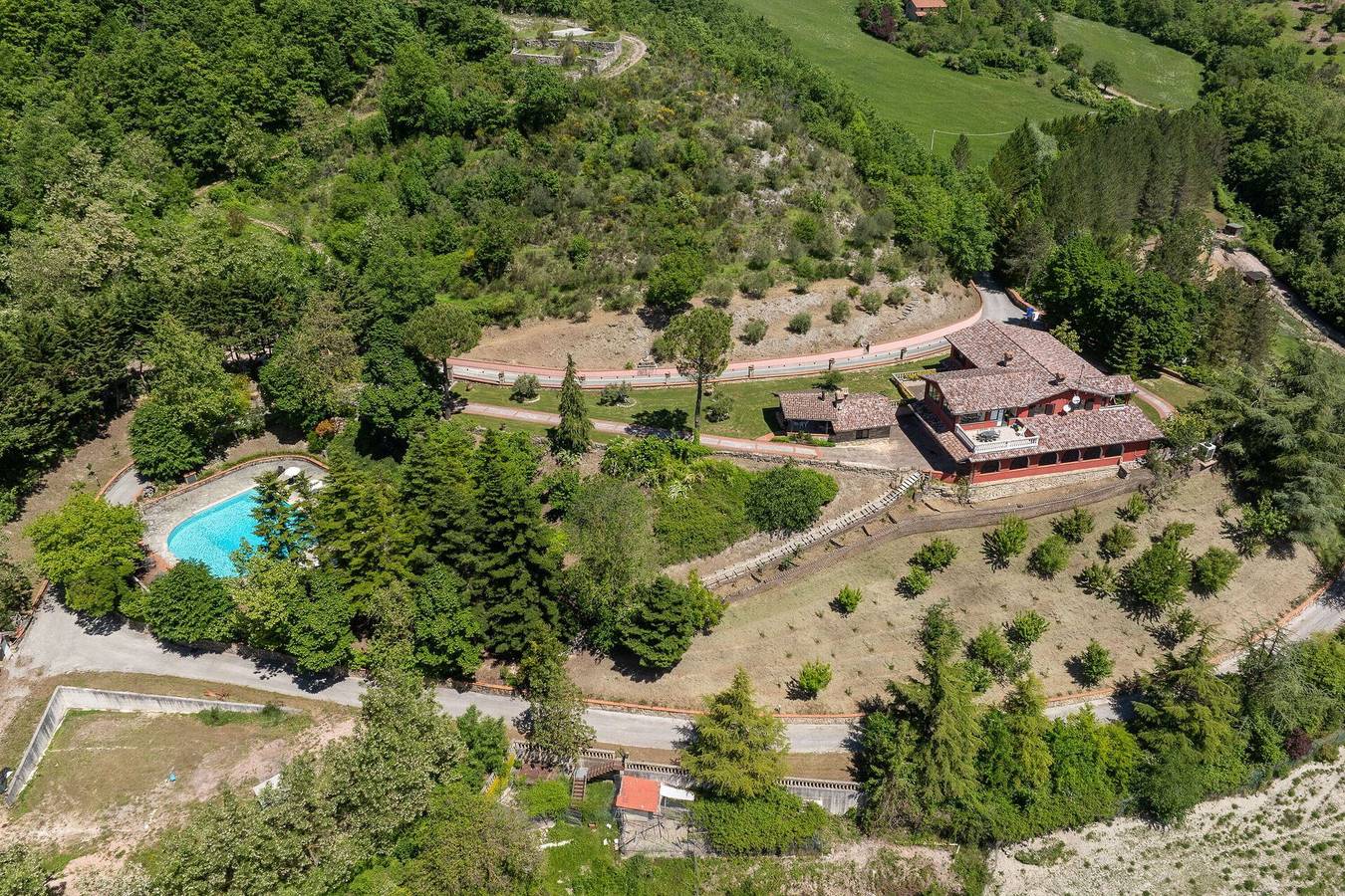 Villa Contessa in Gubbio, Umbria