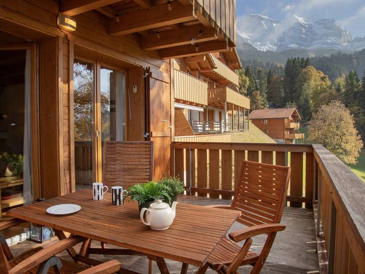 Gîte pour 8 personnes, avec jardin et balcon à Lauterbrunnen - 3