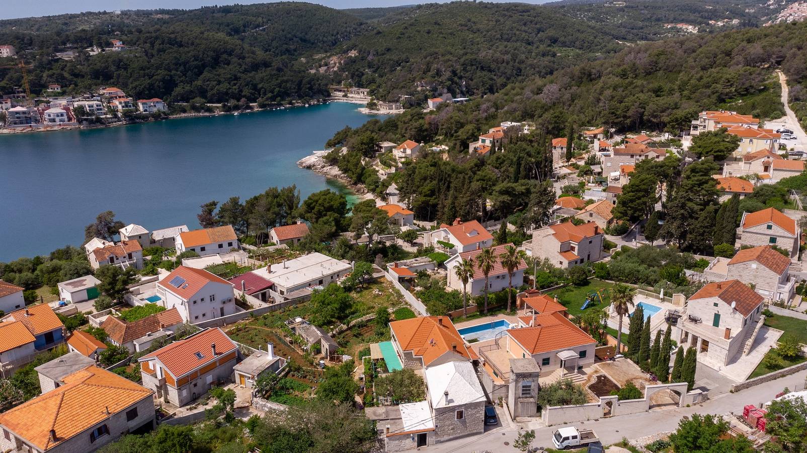 Cały apartament, Dwupokojowy apartament z tarasem Sumartin, Brač A-764-a in Sumartin, Brac