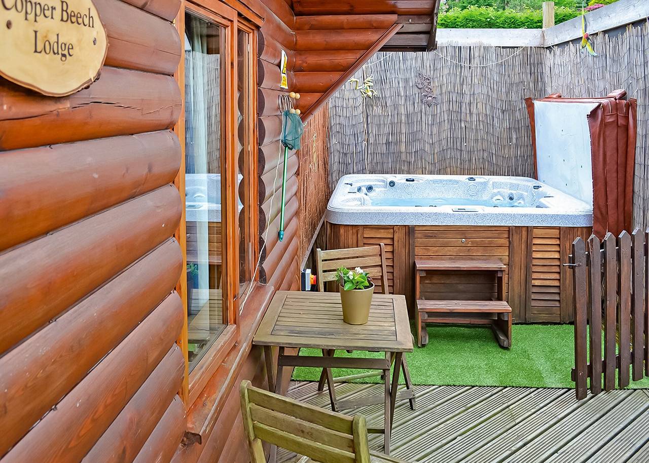 Copper Beech Lodge in Shropshire