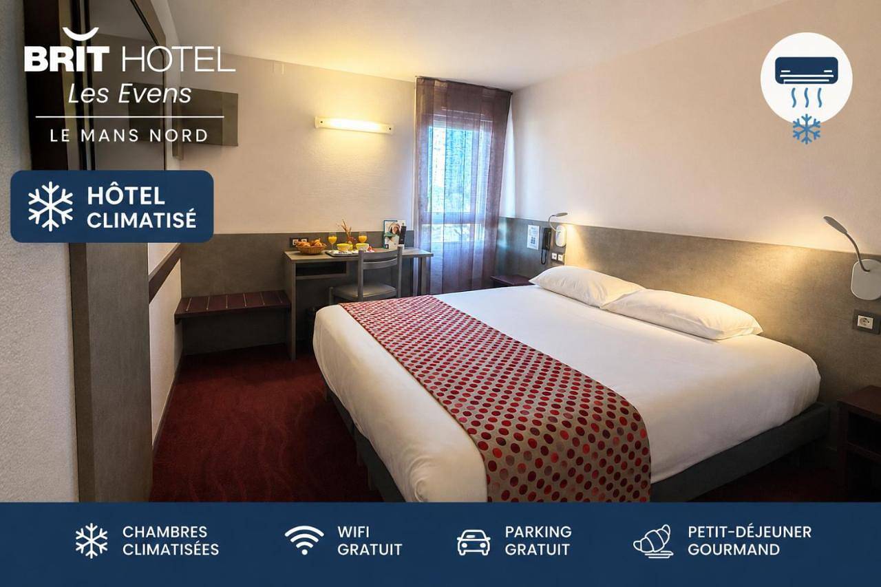 Brit Hotel Les Evens in Saint-Saturnin, Sarthe