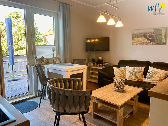Ferienwohnung für 3 Personen, mit Balkon in Borkum, Landkreis Leer