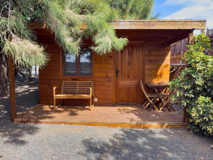 Camping para 2 personas, con Terraza además de Jardín y Vistas en Canarias