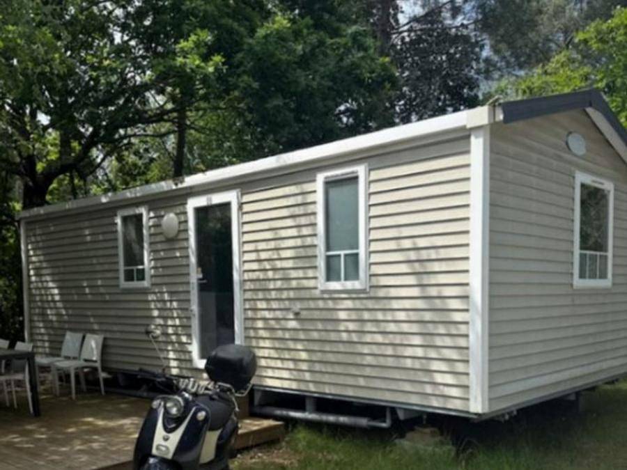 Camping Le Capdeville - Mobilhome 4 personnes - Mobil Home 2 Chambres in Carcans, Parc naturel régional du Médoc