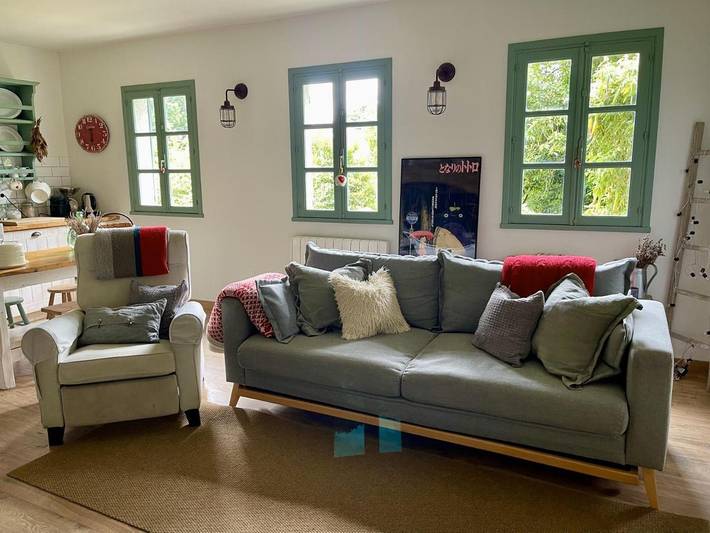 Casa rural para 6 personas, con piscina y jardín, Se admiten mascotas en Brión - 3