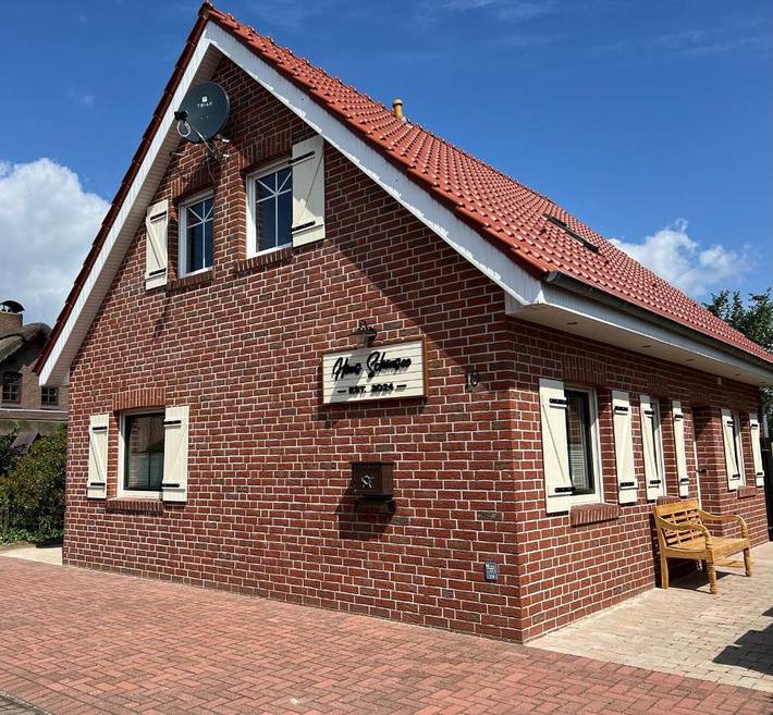 Ferienwohnung für 4 Personen, mit Terrasse und Garten sowie Ausblick in Heede - 2