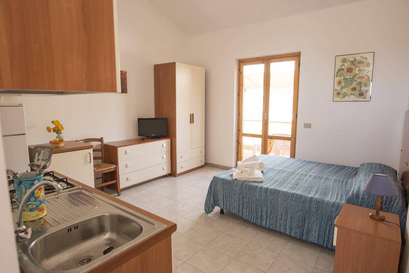 Ganze Wohnung, Einzmmerwohnung nur 200 Meter vom Meer entfernt in Localita Rogana, Sciacca