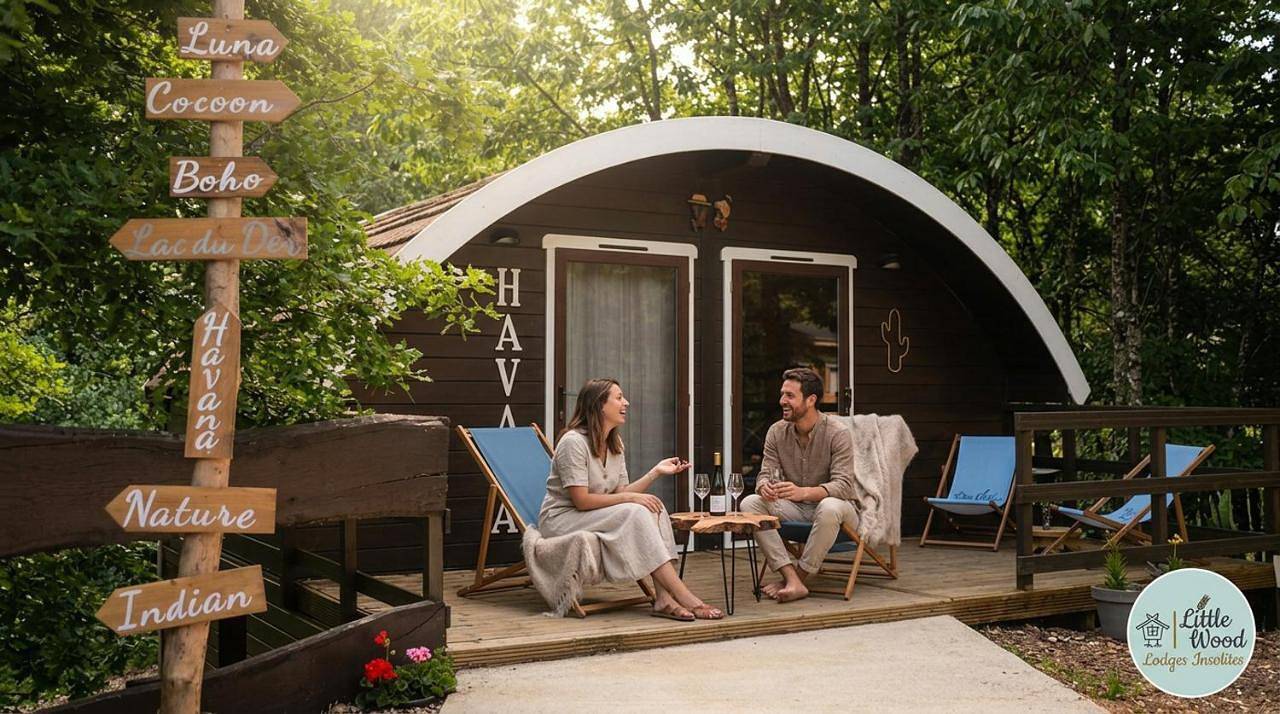 Little Wood Lodges in Bailly-aux-Forges, Haute-Marne