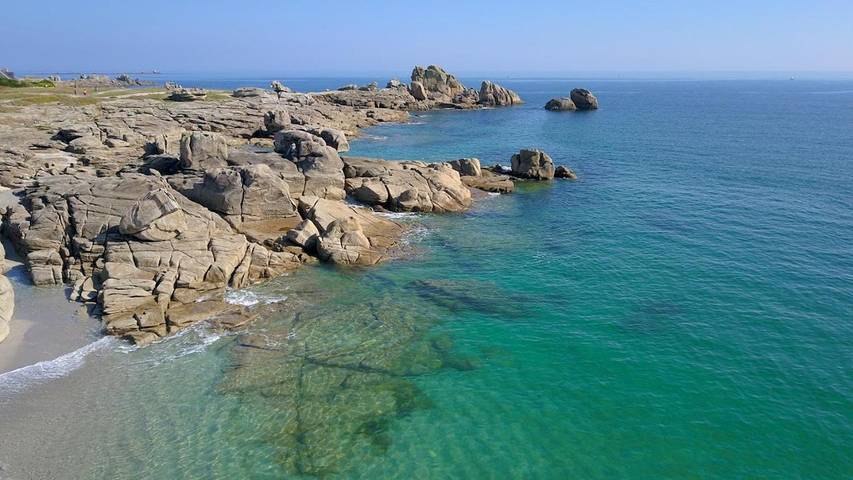 Location de vacances pour 4 personnes, avec jardin et piscine ainsi que sauna et vue, animaux acceptés à Treffiagat - 3