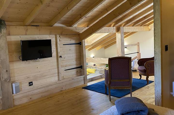 Chalet Perce Neige Eden Spa 5*, (Wellnessbereich und Kino für 2) in Ventron, Regionaler Naturpark Belchen der Vogesen