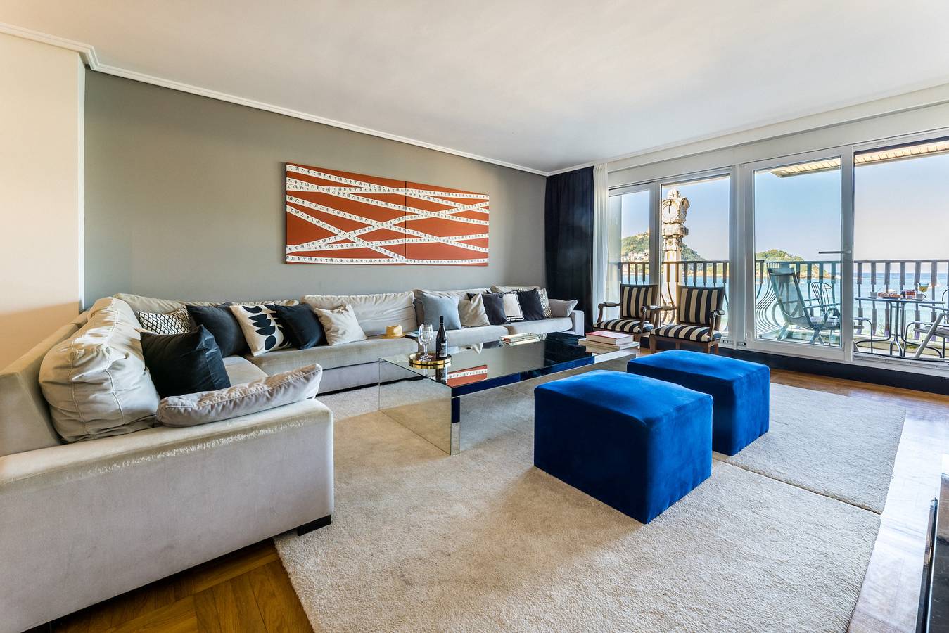 Ganze Wohnung, La Concha Beachview Apartment in Kontxa hondartza - Playa de la Concha (San Sebastian), San Sebastian