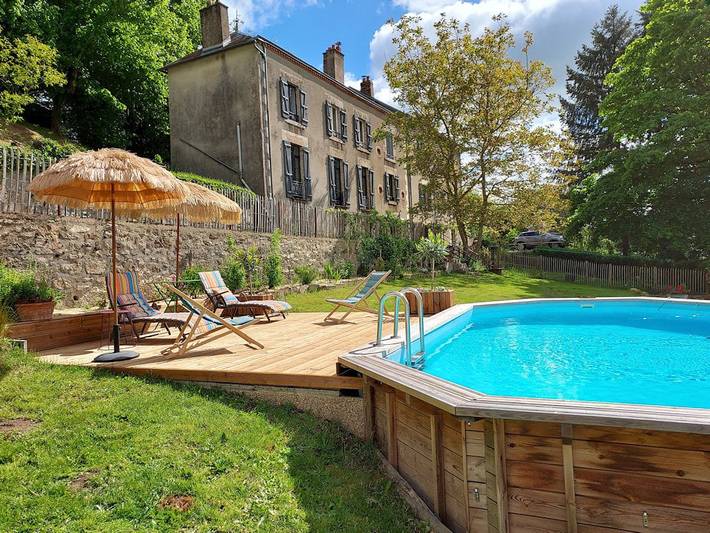 Chambre d’hôte pour 2 personnes, avec piscine et jardin, animaux acceptés
