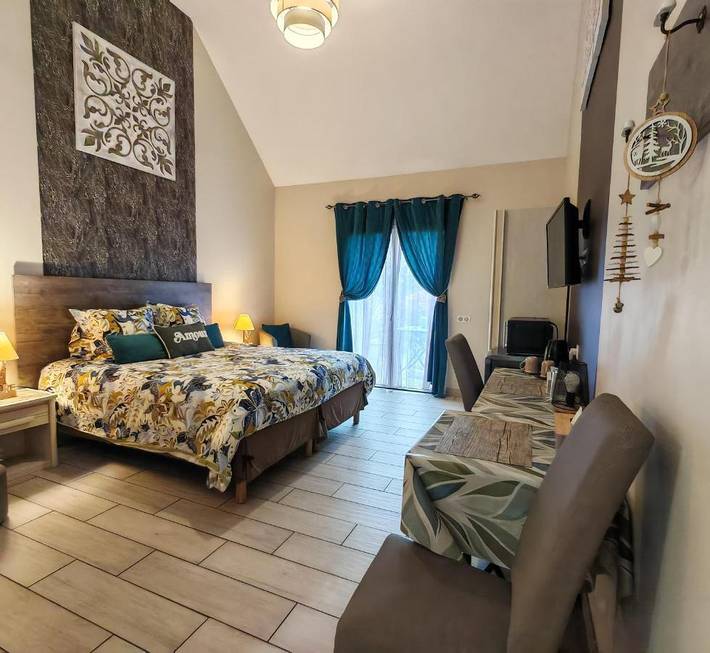 Appartement de vacances pour 2 personnes, avec vue et jardin