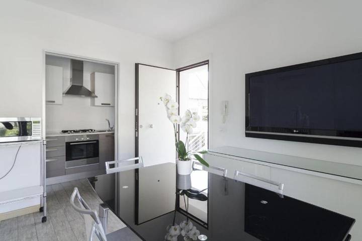 Ferienwohnung für 8 Personen, mit Balkon und Terrasse sowie Garten und Ausblick