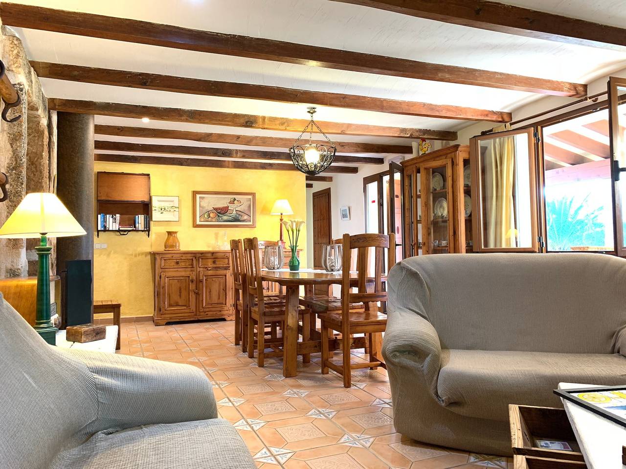 Vivenda de Férias Can Corro com vista para a montanha, Wi-Fi, ar condicionado, piscina, jardim e terraço in Alcúdia, Majorca (Norte)