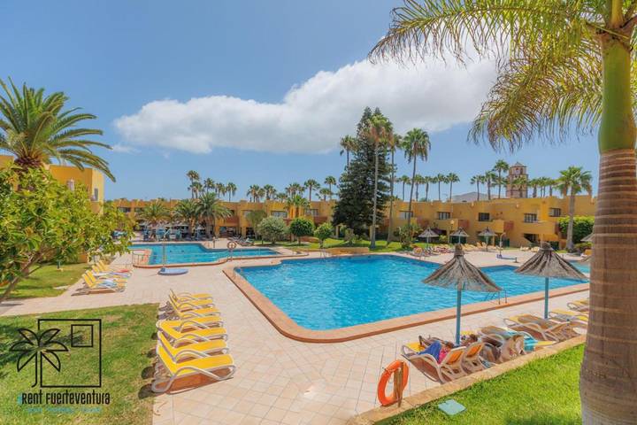 Apartamento de vacaciones para 3 personas, con piscina y jardín - 1