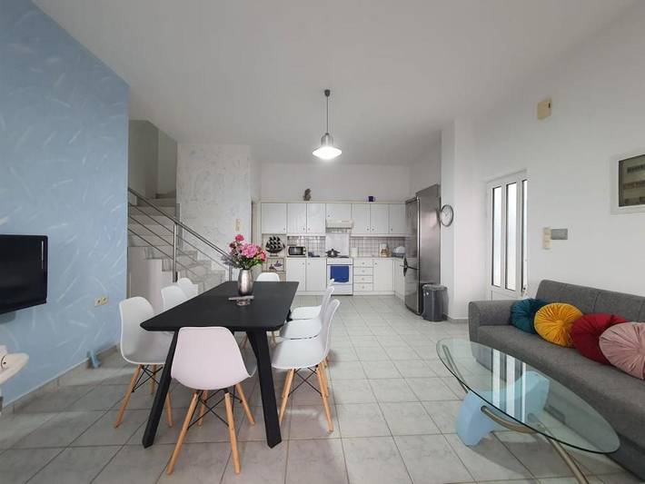 Strandhaus für 11 Personen, mit Ausblick und Terrasse auf Kreta