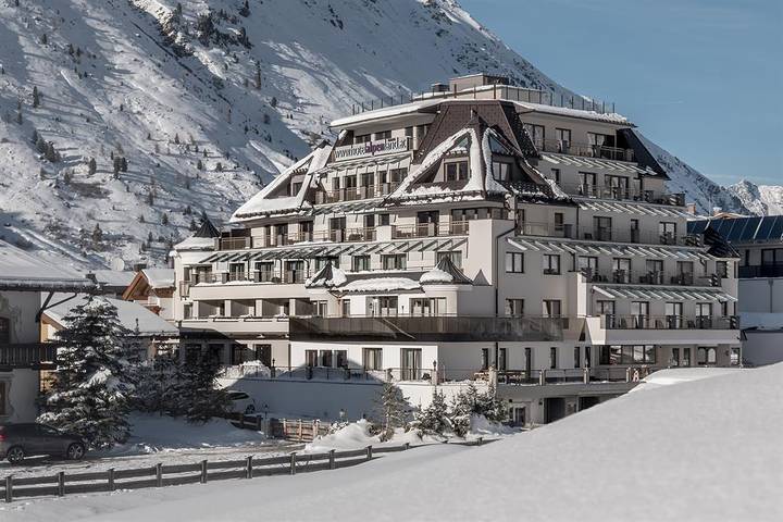 Hotel dla 4 osób, z Balkon i Taras oraz Sauna w Obergurgl