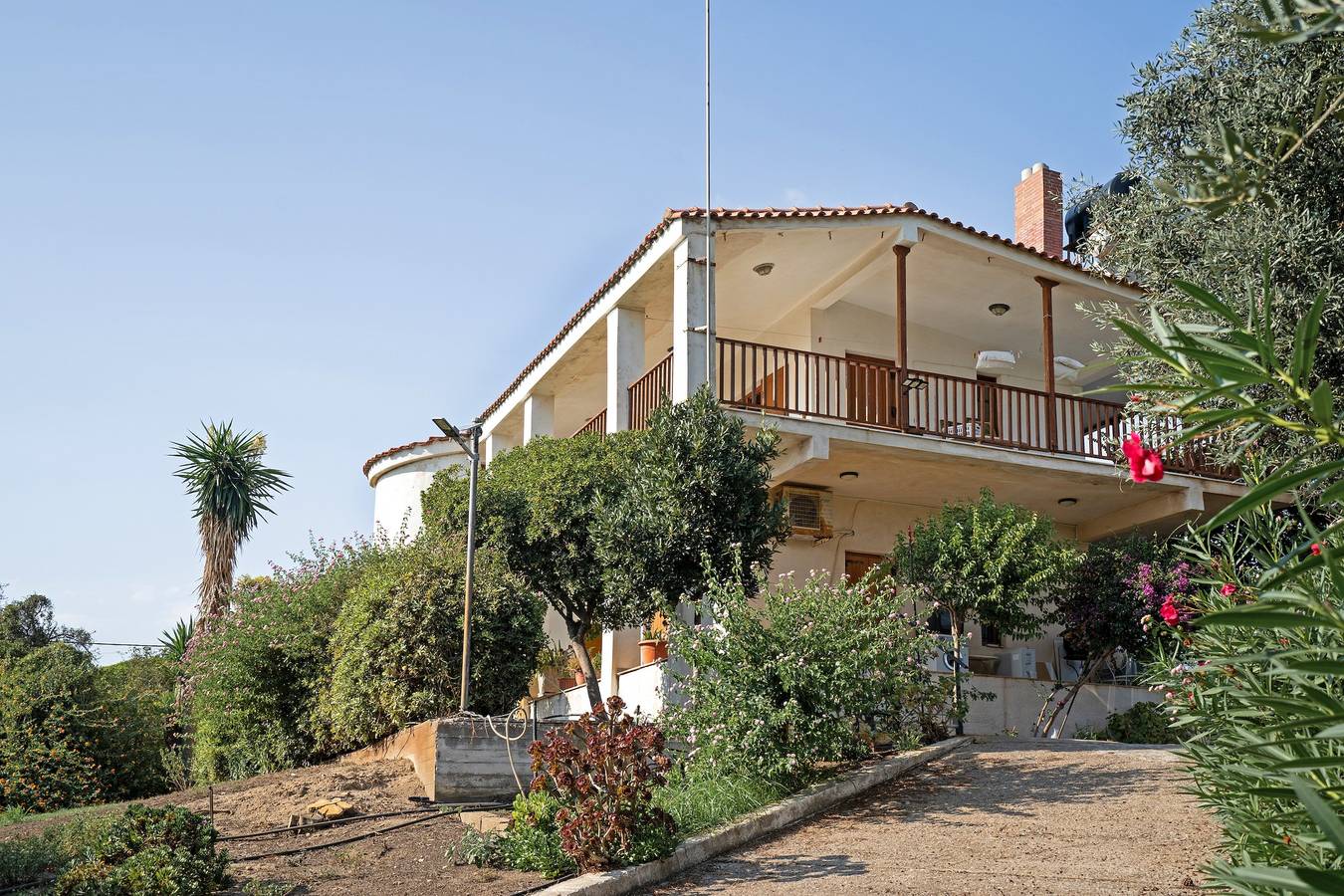Ferienhaus 'Villa Sugar Town' mit Meerblick, Wi-Fi und Klimaanlage in Golf von Kyparissia