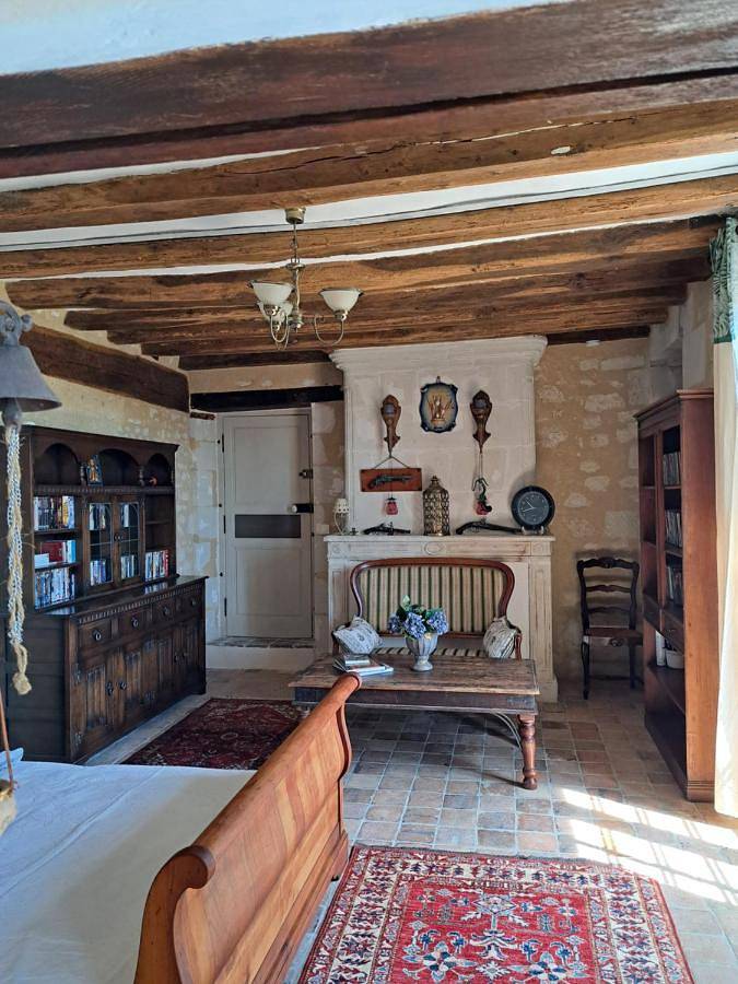 Location de vacances pour 2 personnes, avec terrasse ainsi que jardin et vue à Preuilly-sur-Claise - 3