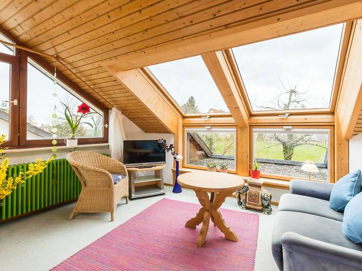 Gîte pour 4 personnes, avec terrasse ainsi que balcon/terrasse et vue sur le lac à Meersburg - 4