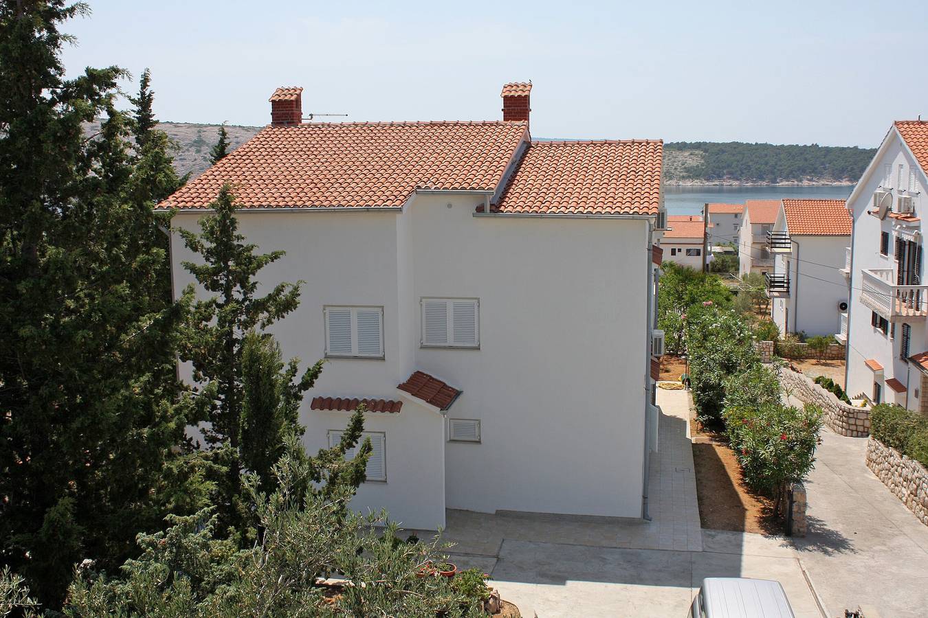 Geheel appartement, Tweekamerappartement met terras en uitzicht op zee Barbat, Rab -a in Barbat na Rabu, Rab