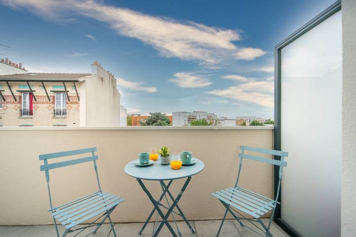 Appartement de vacances pour 4 personnes, avec balcon, animaux acceptés
