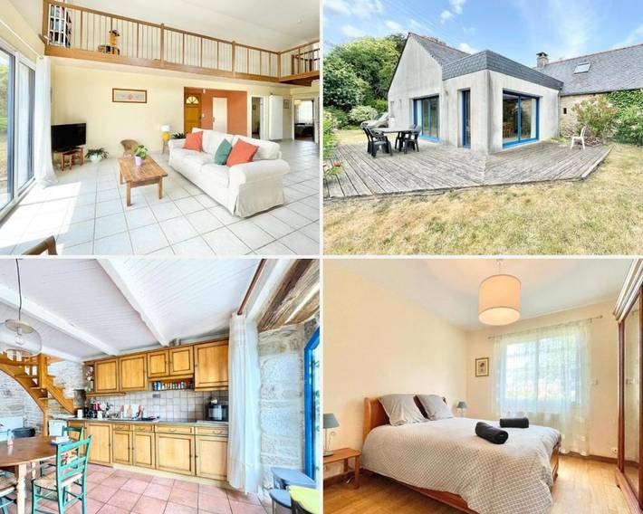 Location de vacances pour 8 personnes, avec jardin et vue à Pluguffan - 2