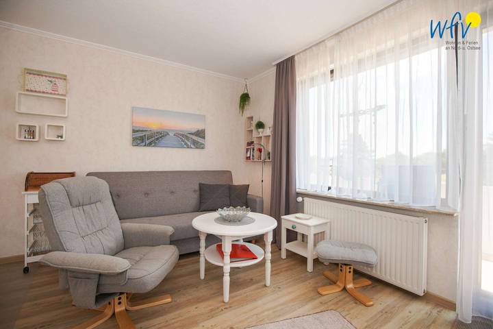 Ferienwohnung für 2 Personen, mit Balkon und Garten auf Borkum - 4
