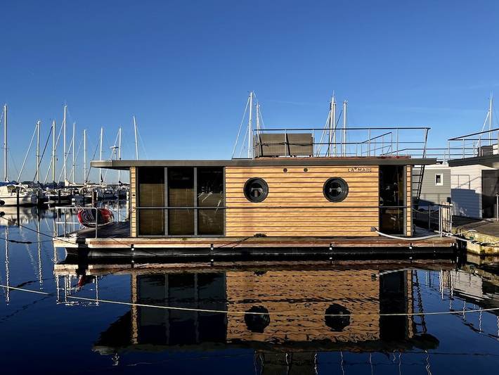 Hausboot für 4 Personen, mit Terrasse in Dänemark