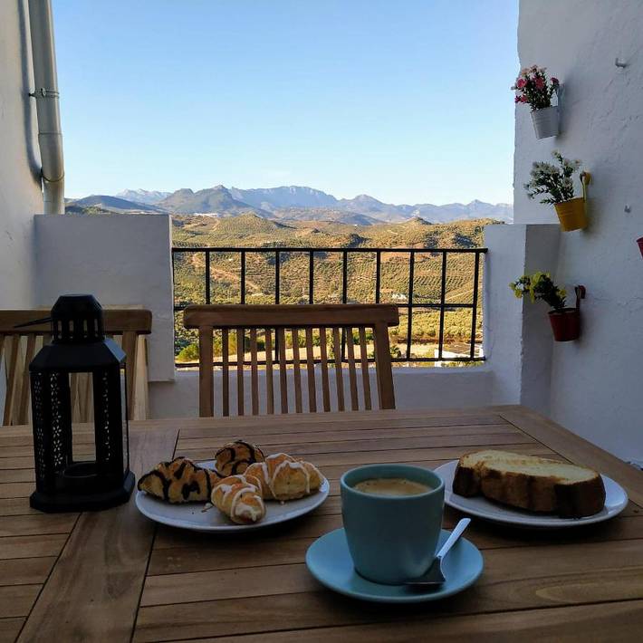 Dom dla 5 osób, z Balkon i Taras oraz Widok w Olvera