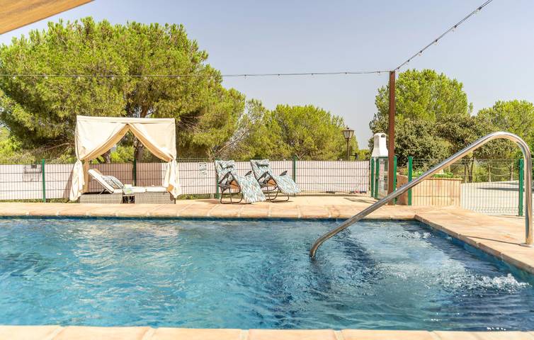 Casa de vacaciones para 8 personas, con vistas y terraza además de jardín y piscina en Valle del Guadiato - 3