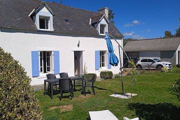Gîte pour 5 personnes, avec jardin, animaux acceptés à Clohars-Fouesnant