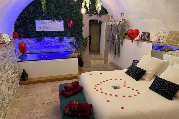 Chambre d’hôte pour 2 personnes, avec jacuzzi et sauna