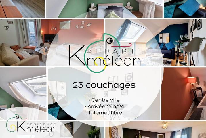 Appartement de vacances pour 23 personnes, avec Vue