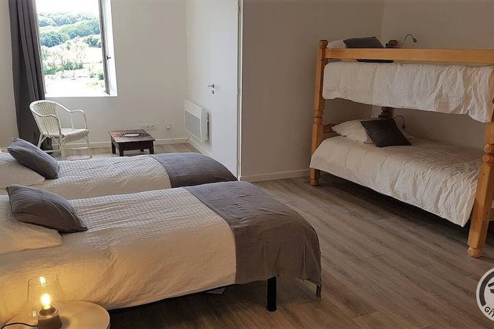 Location de vacances pour 10 personnes, avec jardin et balcon dans Saint-André-la-Côte - 4
