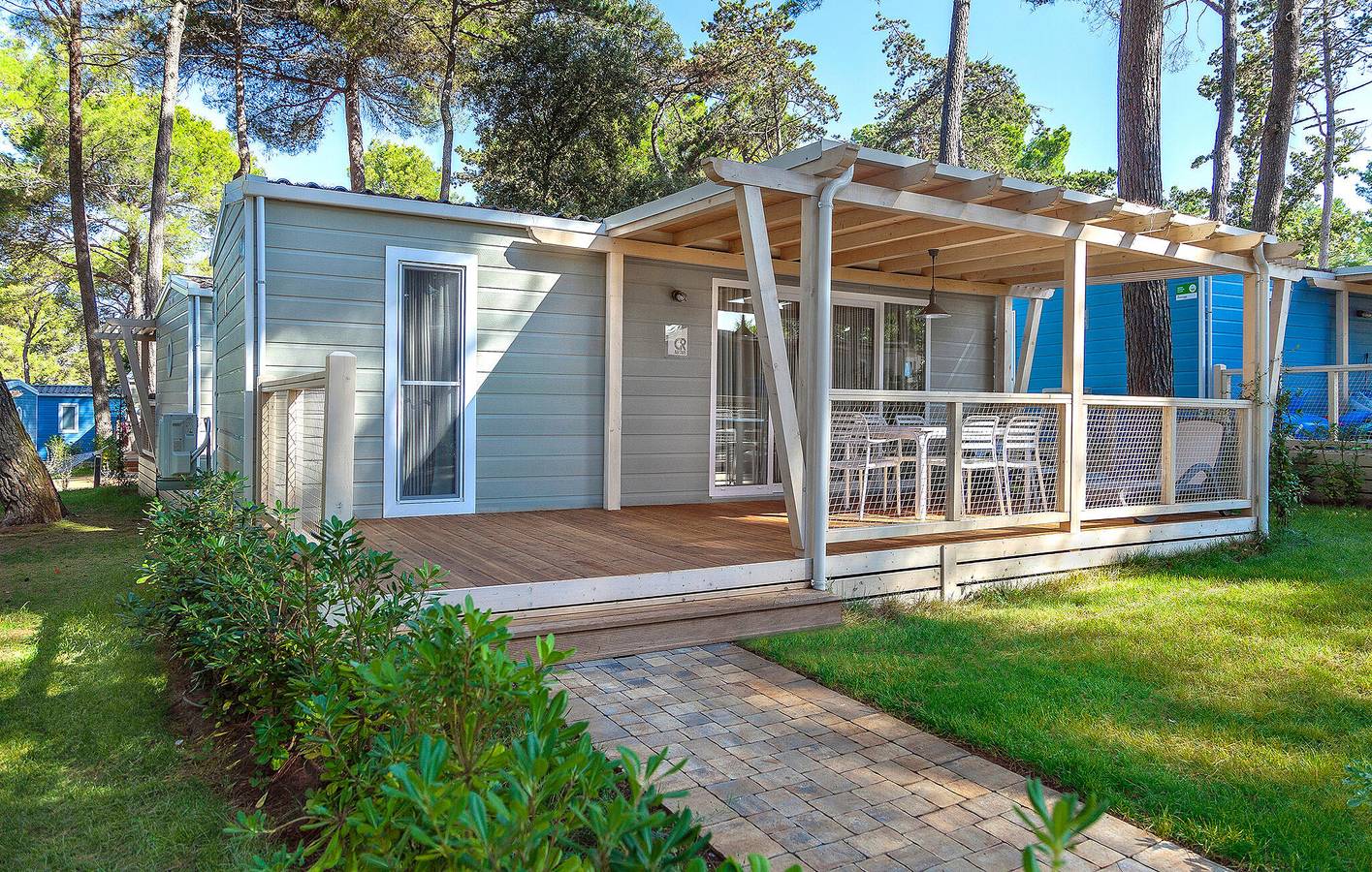 Acogedora casa móvil con piscina, wifi y terraza cerca de la playa in Tar (Croacia), Tar-Vabriga