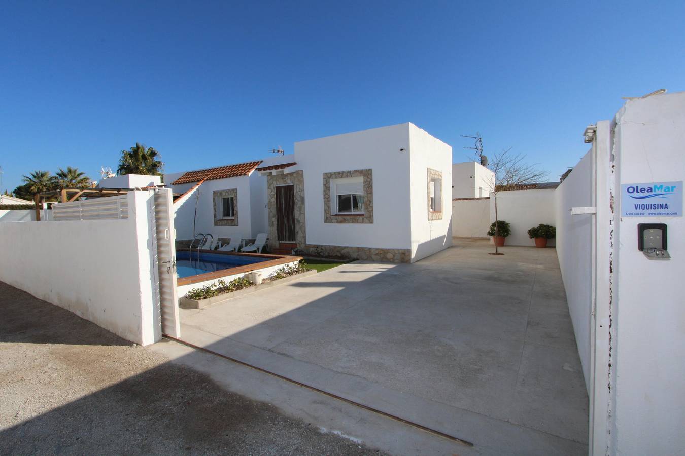 Casa Viquisina, Ideal fuer Ihren Urlaub am Meer, Witi gratis, optionale Klimaanlage, Privatpool, Hunde erlaubt, Hundestrand in Riumar, Delta de l'Ebre