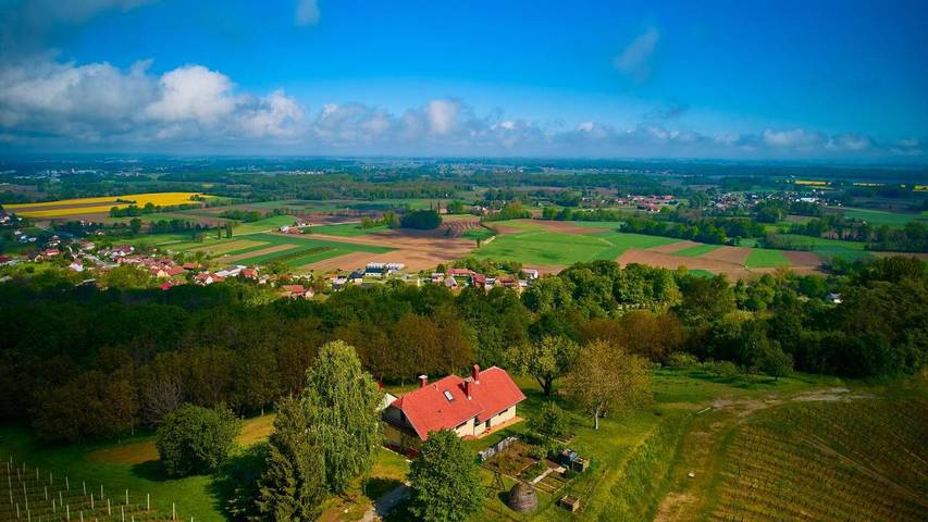 Ferienhaus für 6 Personen, mit Balkon und Whirlpool sowie Terrasse und Garten in Ljutomer
