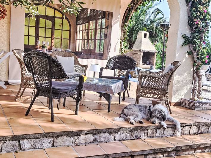 Ferienhaus mit Pool am Meer in Les Tres Cales, L'Ametlla de Mar