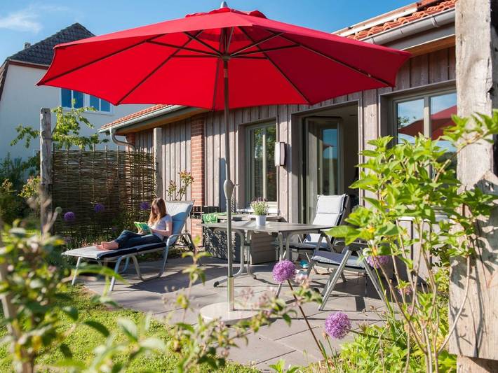 Ferienwohnung für 4 Personen, mit Garten und Terrasse, mit Haustier