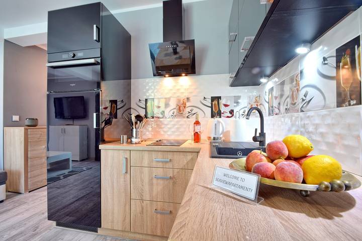 Ganze Wohnung, Stylish Apartment with Balcony | 400 m from the Beach in Międzyzdroje, Misdroy (Gemeinde)