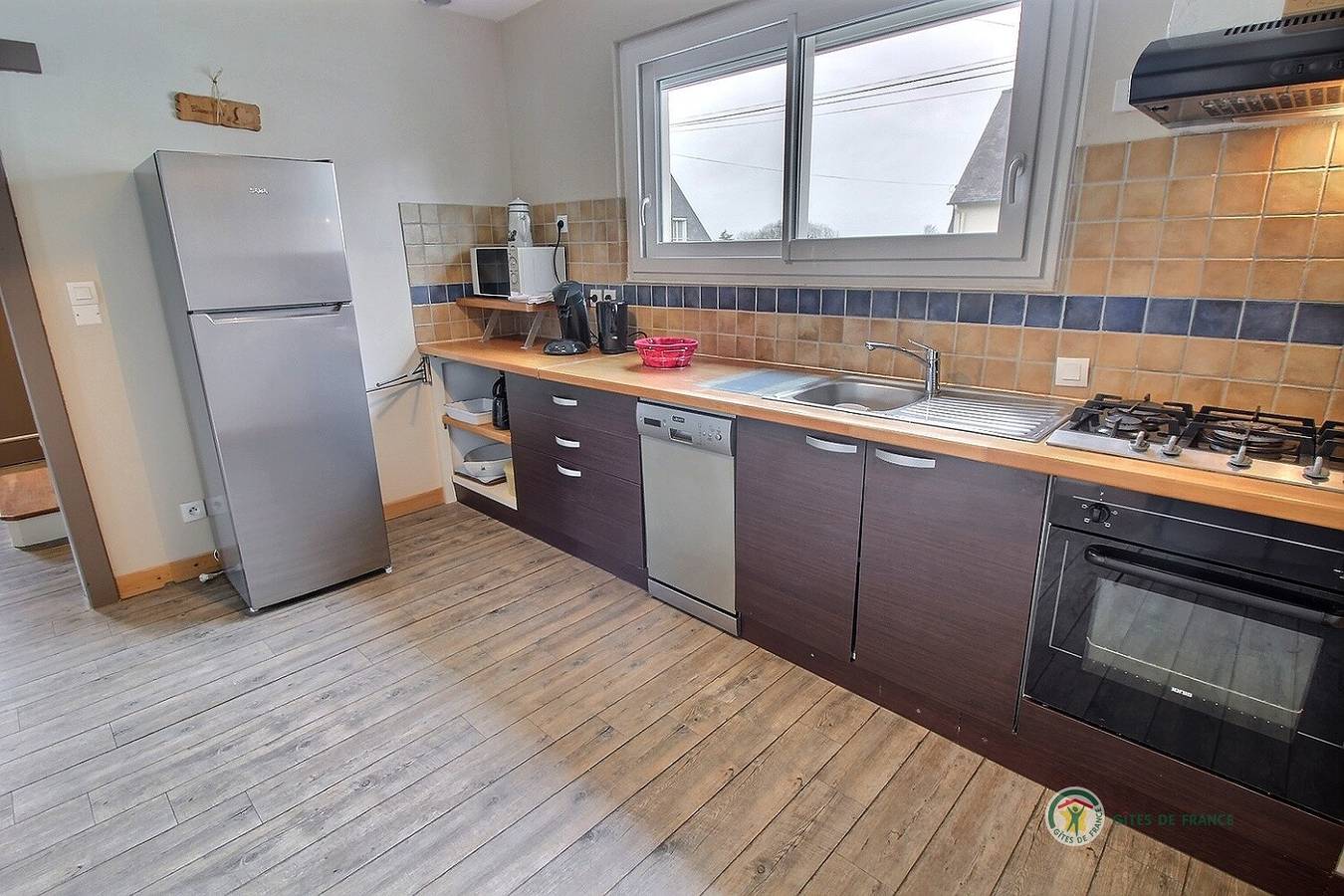 L'Abri des Flots in Trélévern, Rosa Granitküste