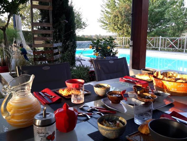 Chambre d’hôte pour 4 personnes, avec piscine et jardin, animaux acceptés dans l' Ain - 4