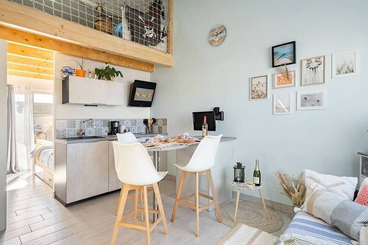 Appartement de vacances pour 4 personnes, avec jardin et terrasse
