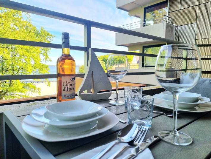 Ferienwohnung für 2 Personen, mit Balkon und Ausblick in Stadt Glücksburg
