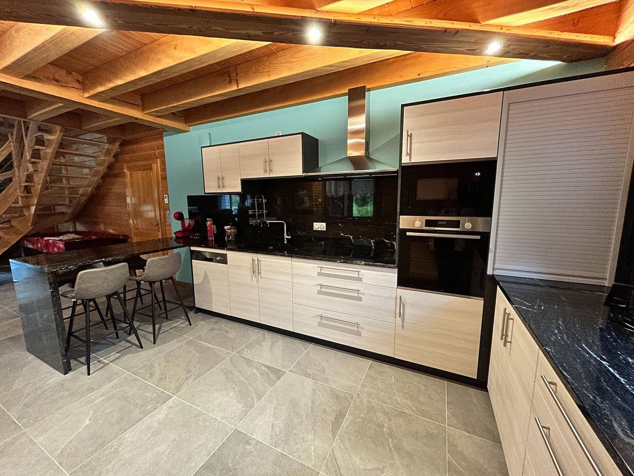 A large and magnificent wooden chalet with a sauna in Ventron, Parc naturel régional des Ballons des Vosges