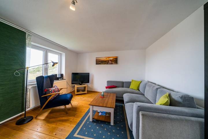 Ganze Wohnung, Ferienwohnung Meeresblick" mit Meerblick, Balkon und Wi-Fi in Borkum